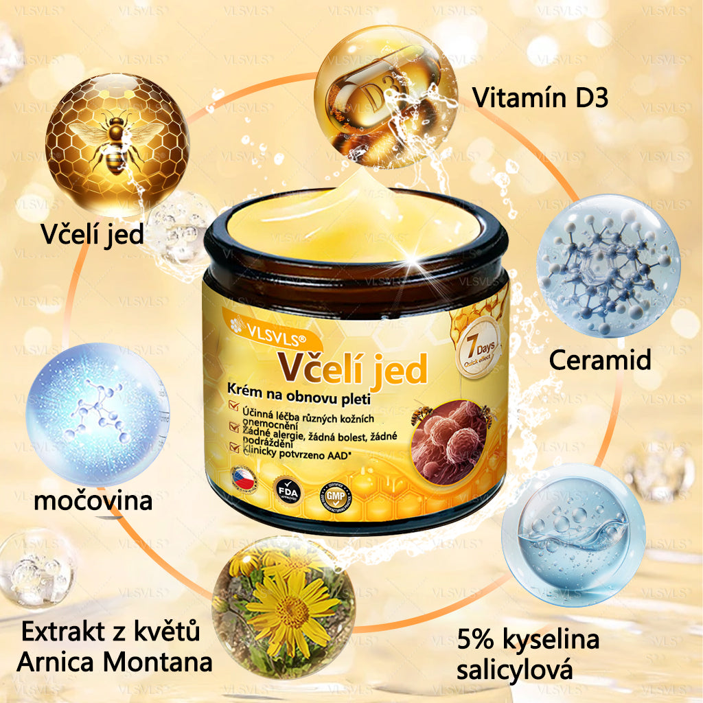 🐝VLSVLS™ Krém s včelím jedem – doporučeno kožními lékaři 🧑⚕️ Na různé kožní problémy – fakt účinný a šetrný pomocník🍃