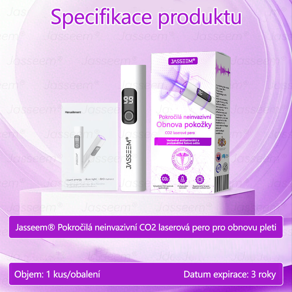 🌿𝐉𝐚𝐬𝐬𝐞𝐞𝐦® Pokročilé neinvazivní pero s CO₂ laserem na opravu pokožky 💕 (šetrně odstraňuje bradavice, mateřská znaménka, stařecké skvrny a kožní značky - bez bolesti a rozruchu!)🌿