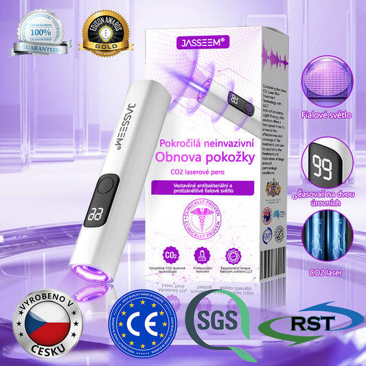 🌿𝐉𝐚𝐬𝐬𝐞𝐞𝐦® Pokročilé neinvazivní pero s CO₂ laserem na opravu pokožky 💕 (šetrně odstraňuje bradavice, mateřská znaménka, stařecké skvrny a kožní značky - bez bolesti a rozruchu!)🌿
