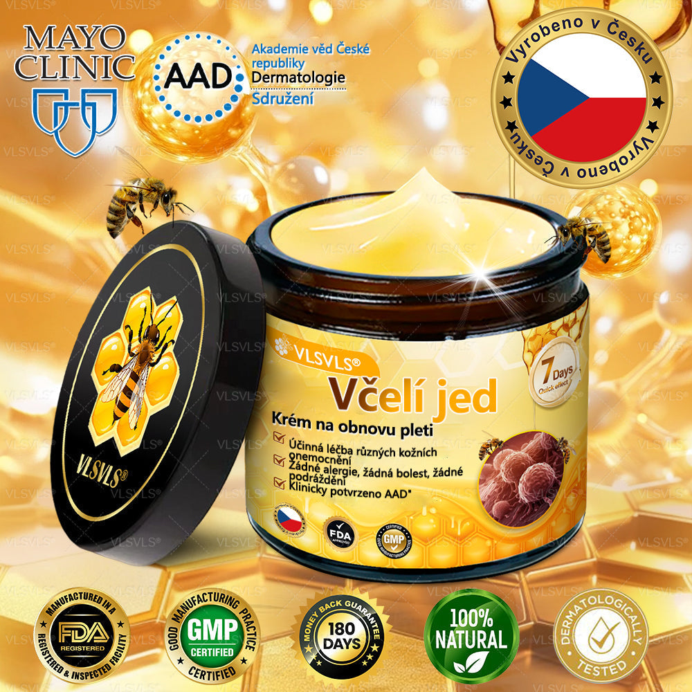 🐝VLSVLS™ Krém s včelím jedem – doporučeno kožními lékaři 🧑⚕️ Na různé kožní problémy – fakt účinný a šetrný pomocník🍃
