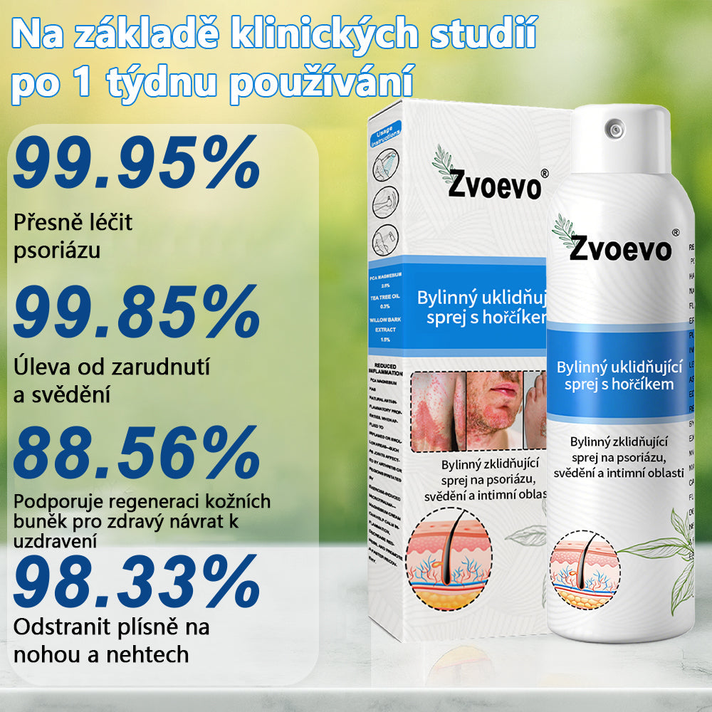 ✅ Oficiální obchod: Zvoevo® Magnesium bylinný sprej na lupénku ⚕️ EMA certifikace (zmírňuje lupénku a ekzém, léčí akné a bradavice, podporuje hojení bakteriálních infekcí, snižuje kloubní a neuropatickou bolest)