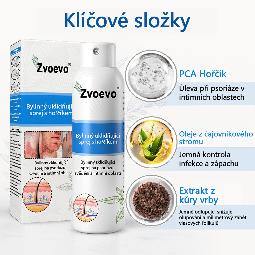 ✅ Oficiální obchod: Zvoevo® Magnesium bylinný sprej na lupénku ⚕️ EMA certifikace (zmírňuje lupénku a ekzém, léčí akné a bradavice, podporuje hojení bakteriálních infekcí, snižuje kloubní a neuropatickou bolest)