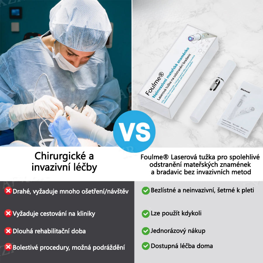 Foulme® PRO Neinvazivní laserové pero na odstraňování bradavic a znamének💎💎