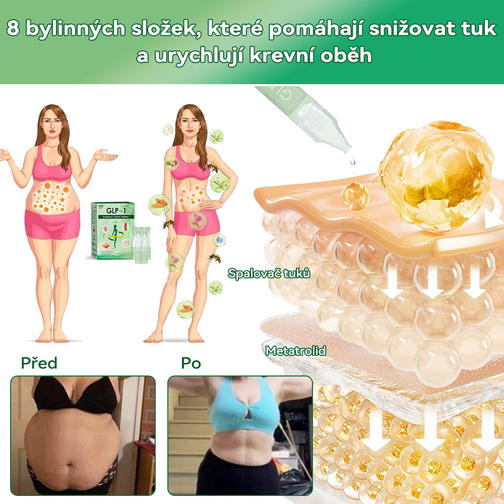 🌿 Oficiální obchod ČR | STDEI® GLP-1 8-v-1 Fit & Vital Řešení (Jednou denně, viditelné změny za 7 dní) 💎 Obezita, kardiovaskulární zdraví, cukrovka, spánková apnoe, zdraví střev, problémy se klouby a další