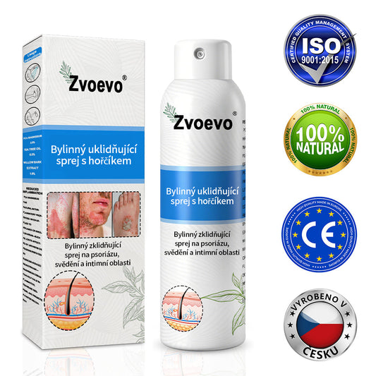 ✅ Oficiální obchod: Zvoevo® Magnesium bylinný sprej na lupénku ⚕️ EMA certifikace (zmírňuje lupénku a ekzém, léčí akné a bradavice, podporuje hojení bakteriálních infekcí, snižuje kloubní a neuropatickou bolest)