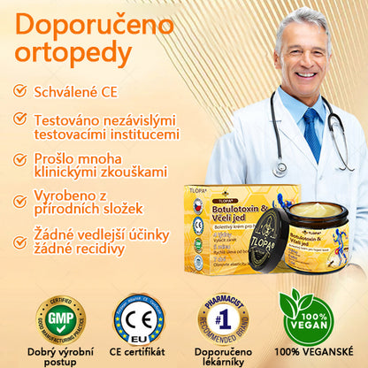 TLOPA® Krém s botulotoxinem a včelím jedem 🐝 (Speciálně pro seniory & doporučeno ortopedickými specialisty) 🔥🔥