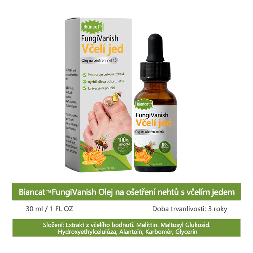 Biancat™ – přírodní roztok s včelím jedem proti plísni nehtů. Fakt pomáhá a je šetrný🐝👣